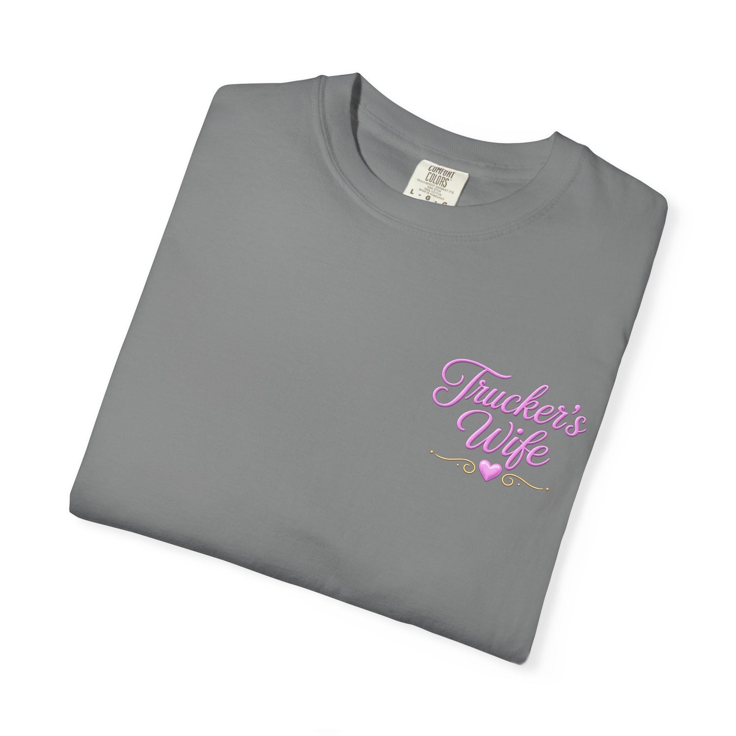 Loving a Truck Driver T-shirt | Soft Is Not Weak Back Graphic