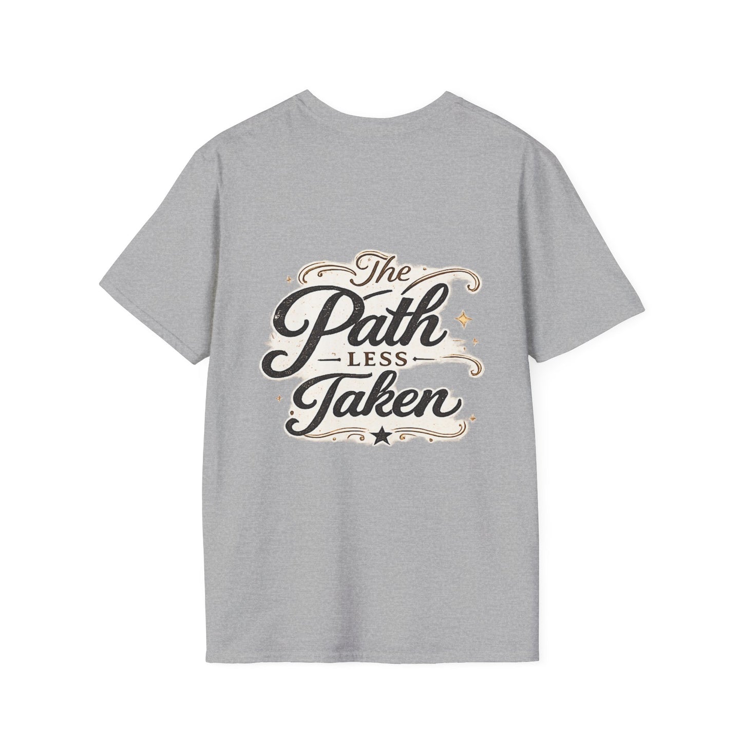 Kindness script logo T-Shirt | Retro script chest design
