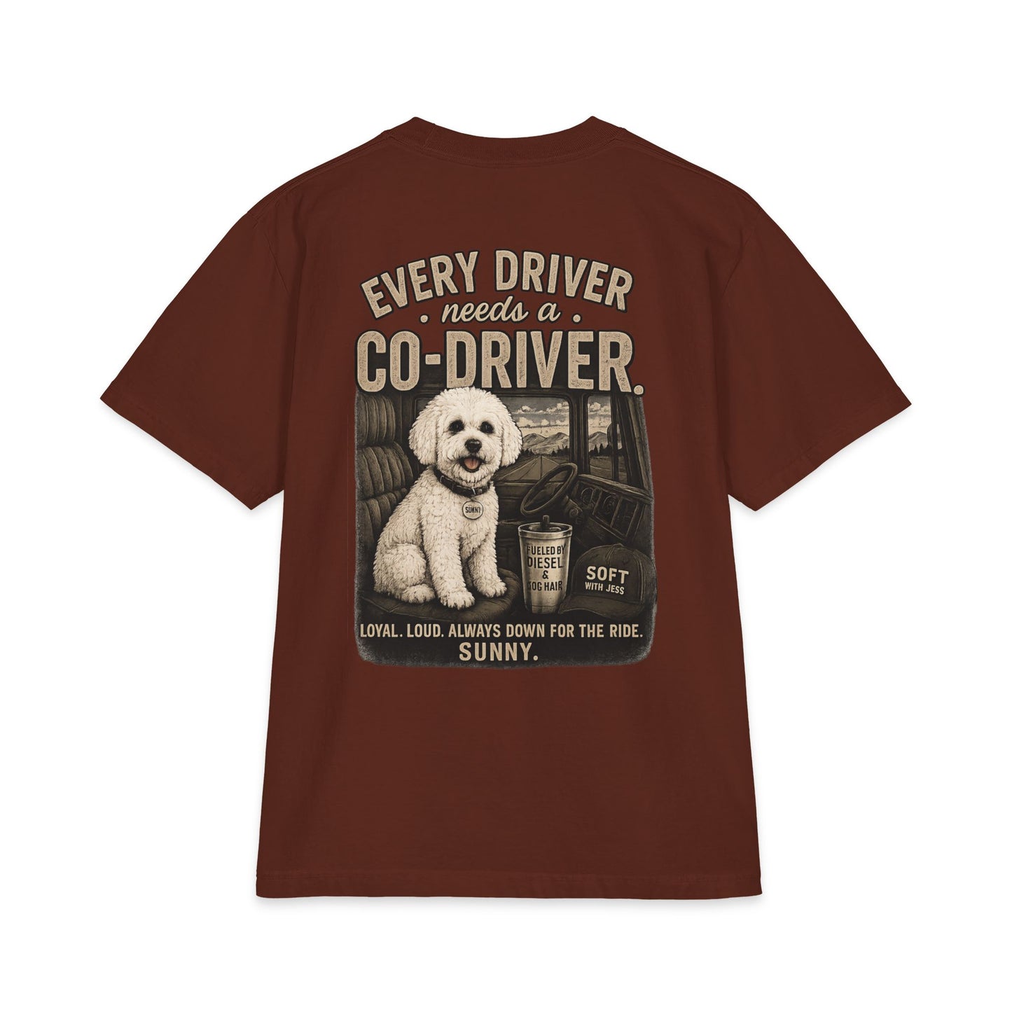 Co Driver heavyweight tee