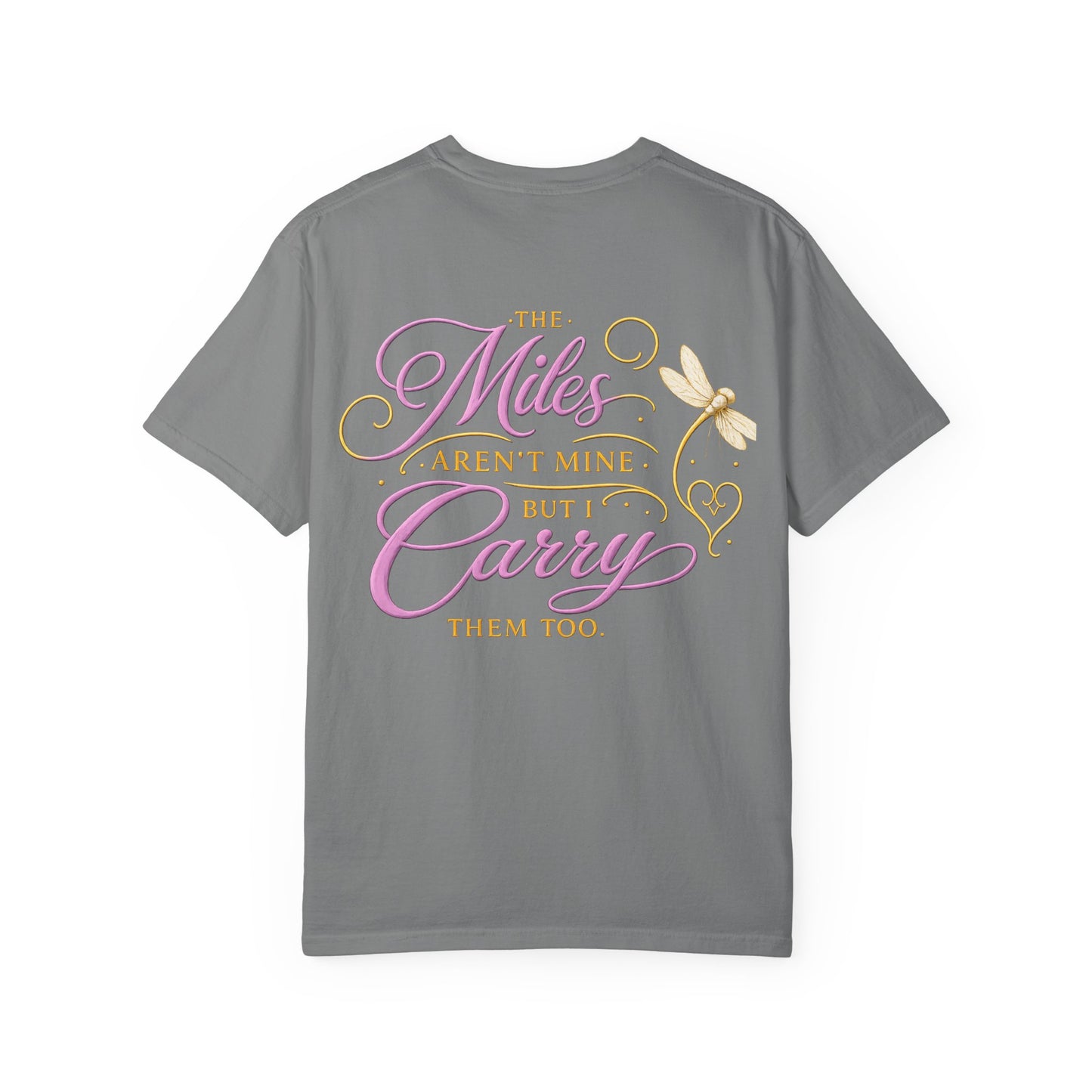 Loving a Truck Driver T-shirt | Soft Is Not Weak Back Graphic
