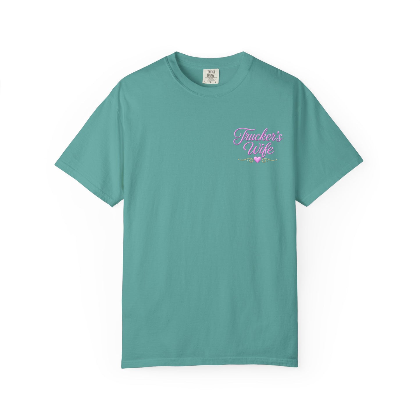 Loving a Truck Driver T-shirt | Soft Is Not Weak Back Graphic