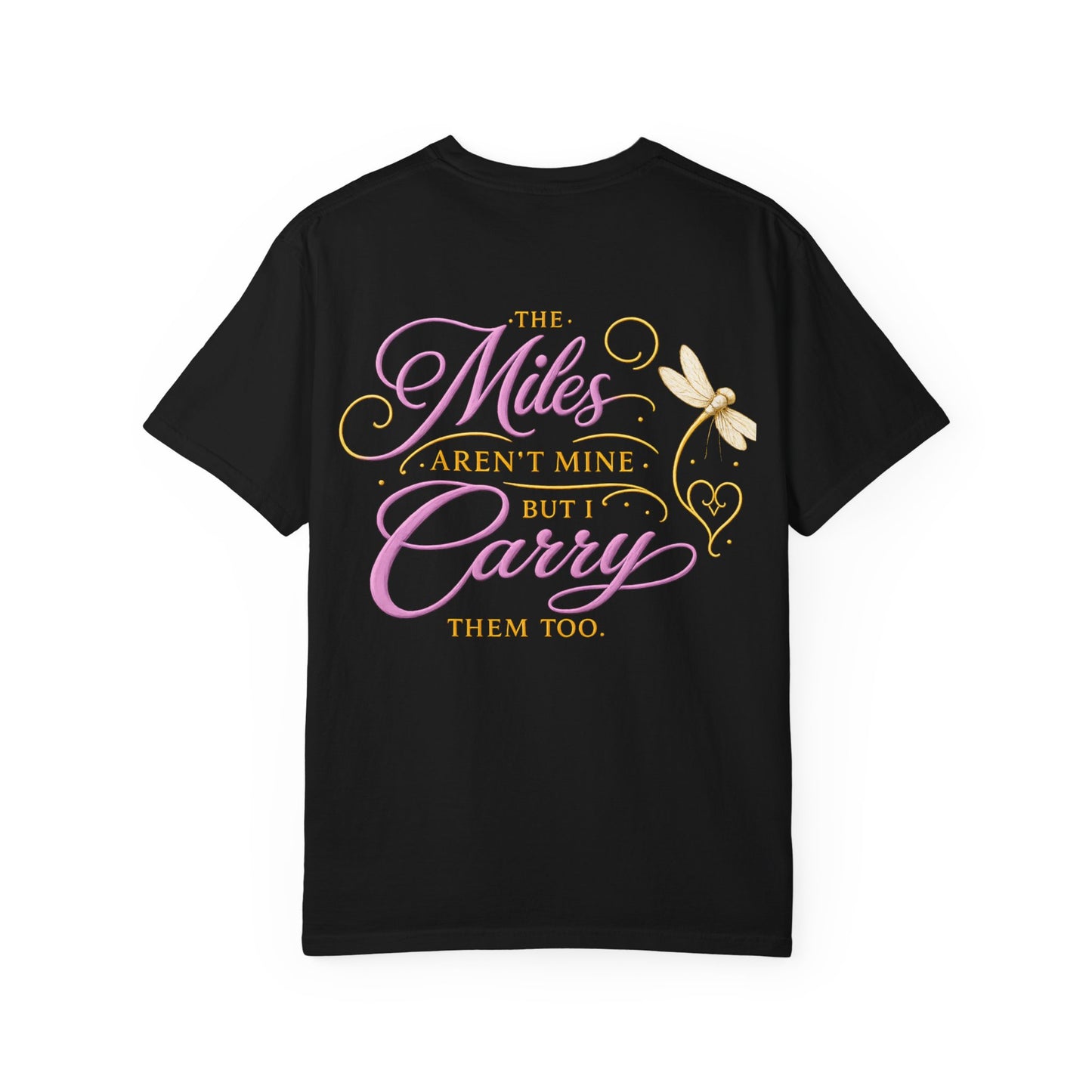Loving a Truck Driver T-shirt | Soft Is Not Weak Back Graphic