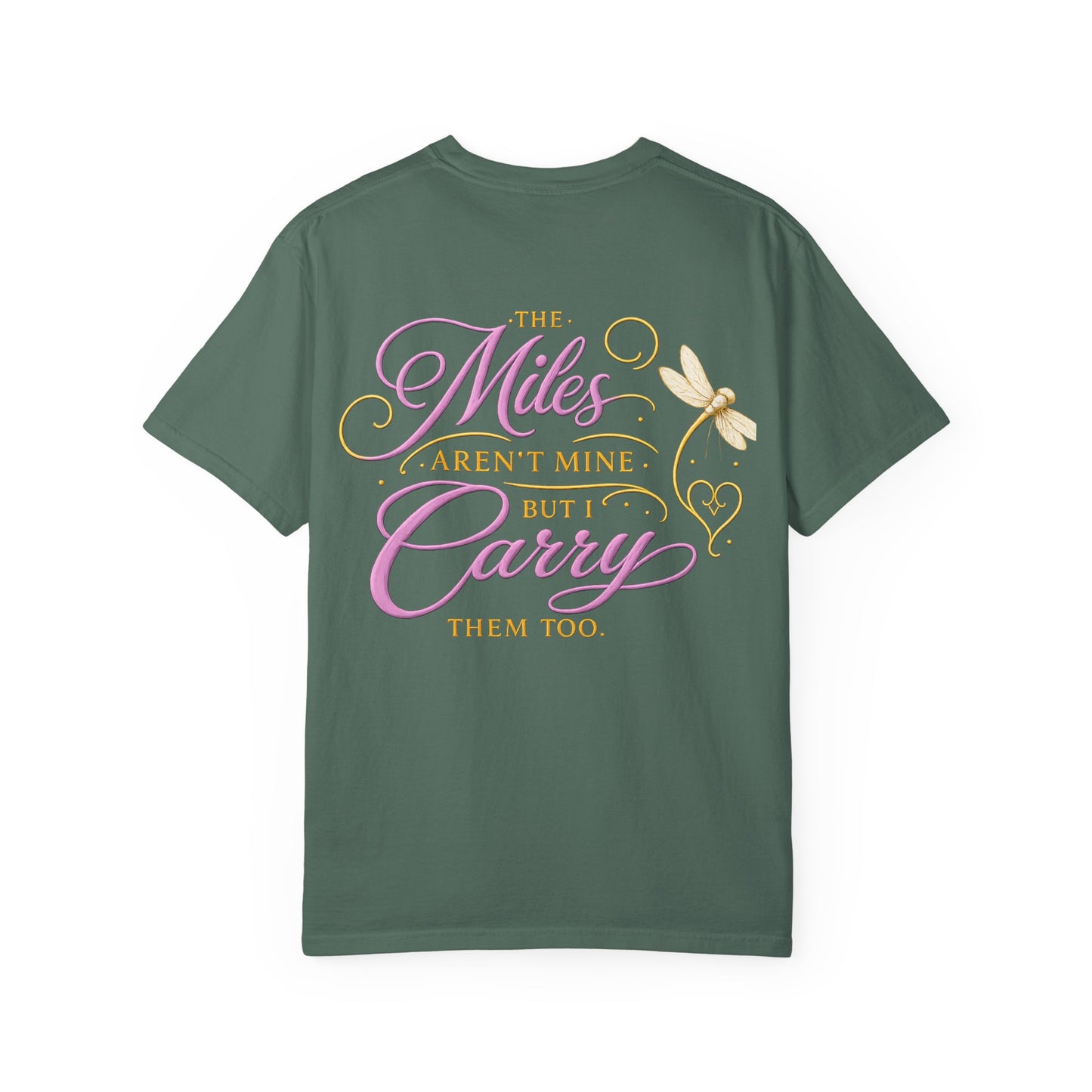 Loving a Truck Driver T-shirt | Soft Is Not Weak Back Graphic