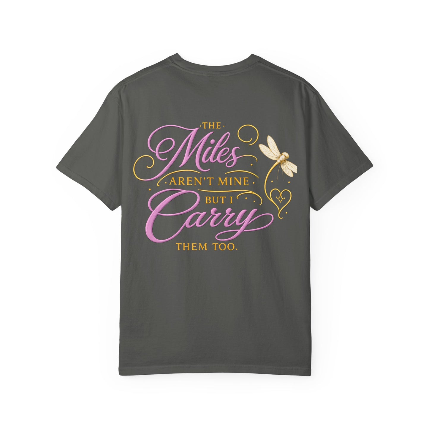 Loving a Truck Driver T-shirt | Soft Is Not Weak Back Graphic
