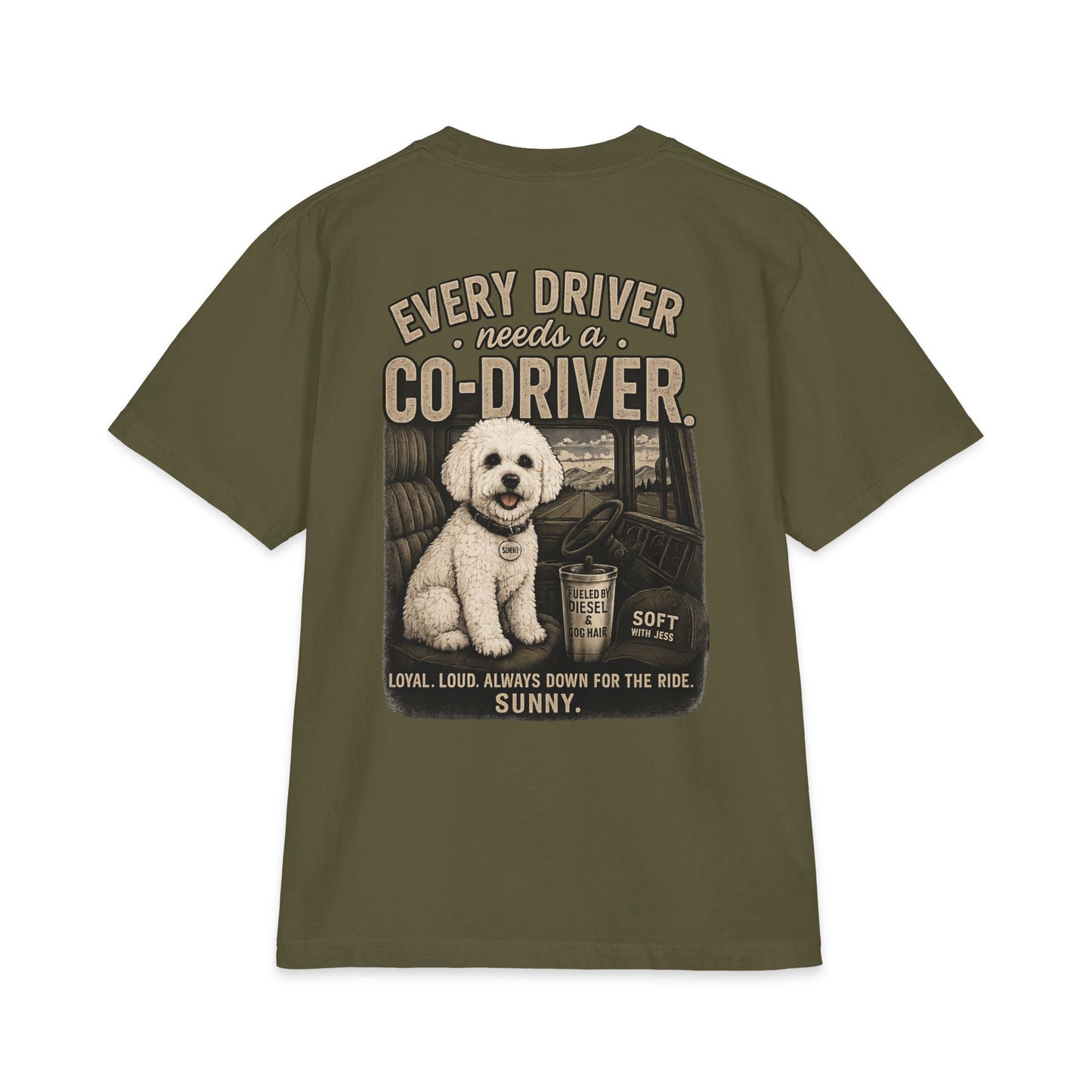 Co Driver heavyweight tee