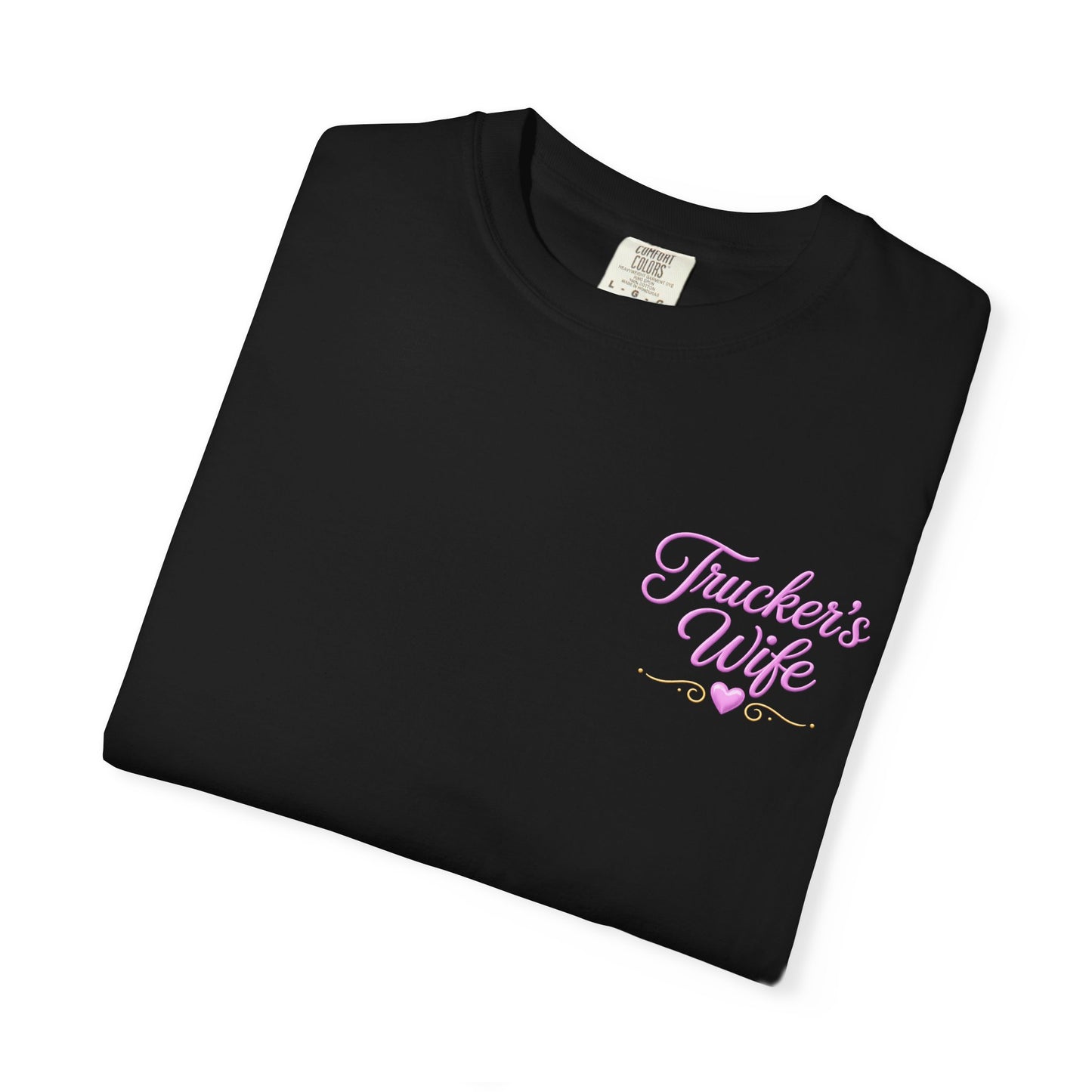 Loving a Truck Driver T-shirt | Soft Is Not Weak Back Graphic