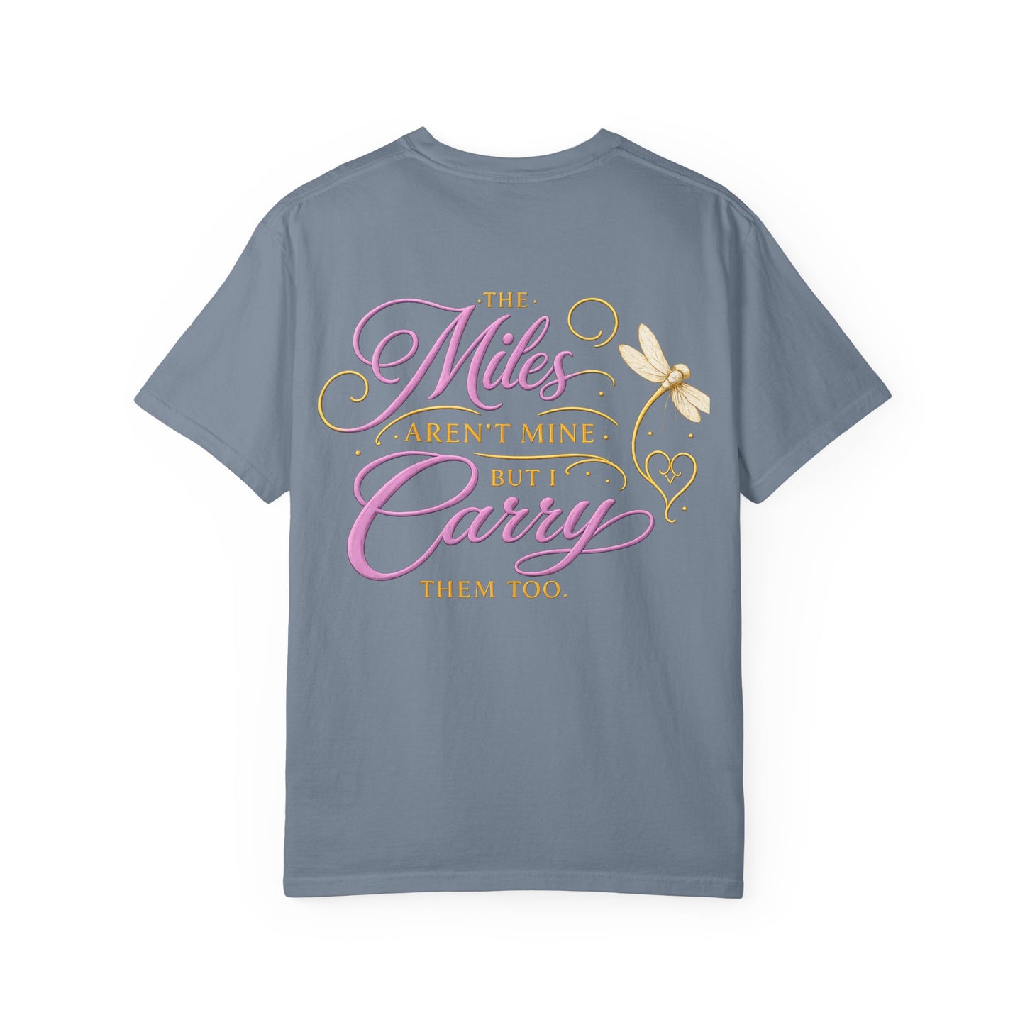 Loving a Truck Driver T-shirt | Soft Is Not Weak Back Graphic