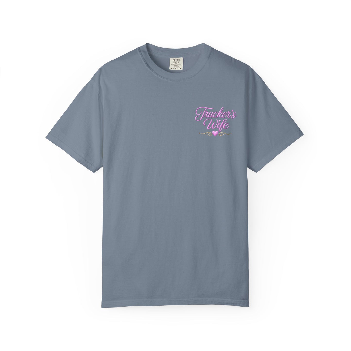 Loving a Truck Driver T-shirt | Soft Is Not Weak Back Graphic