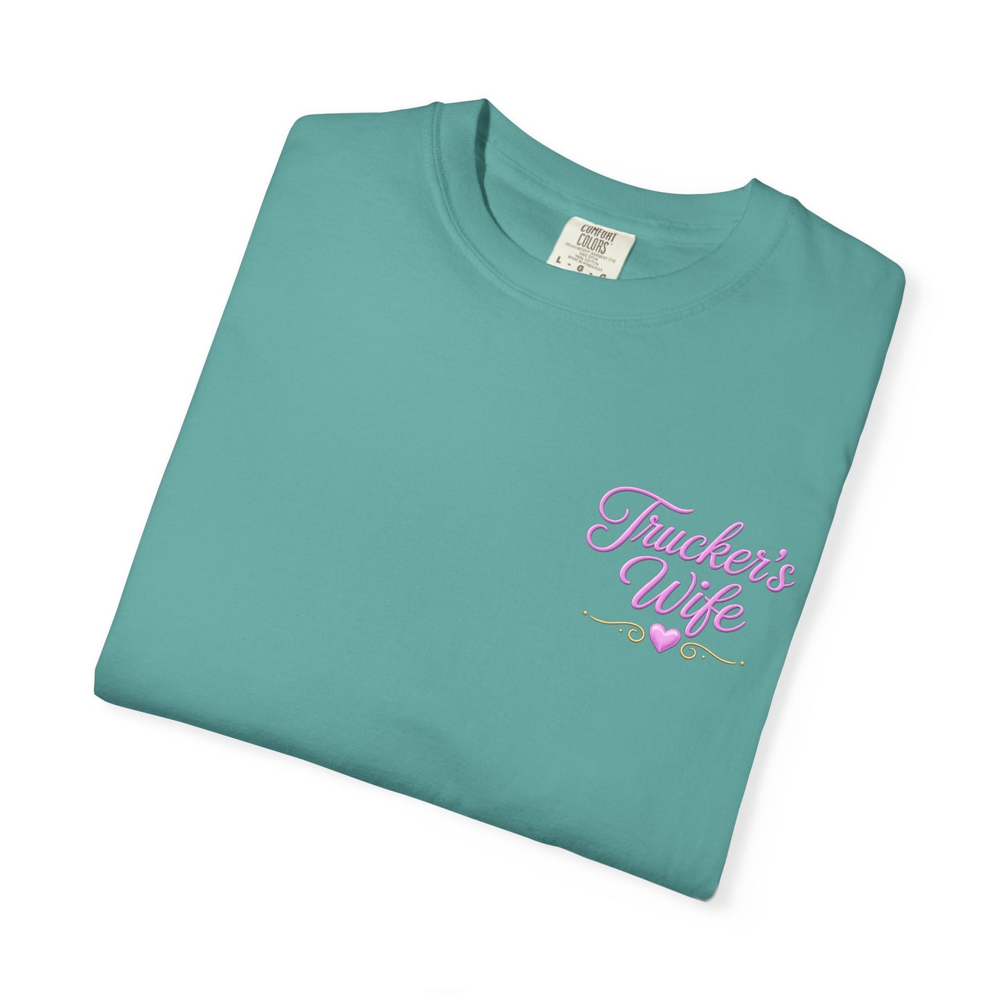 Loving a Truck Driver T-shirt | Soft Is Not Weak Back Graphic