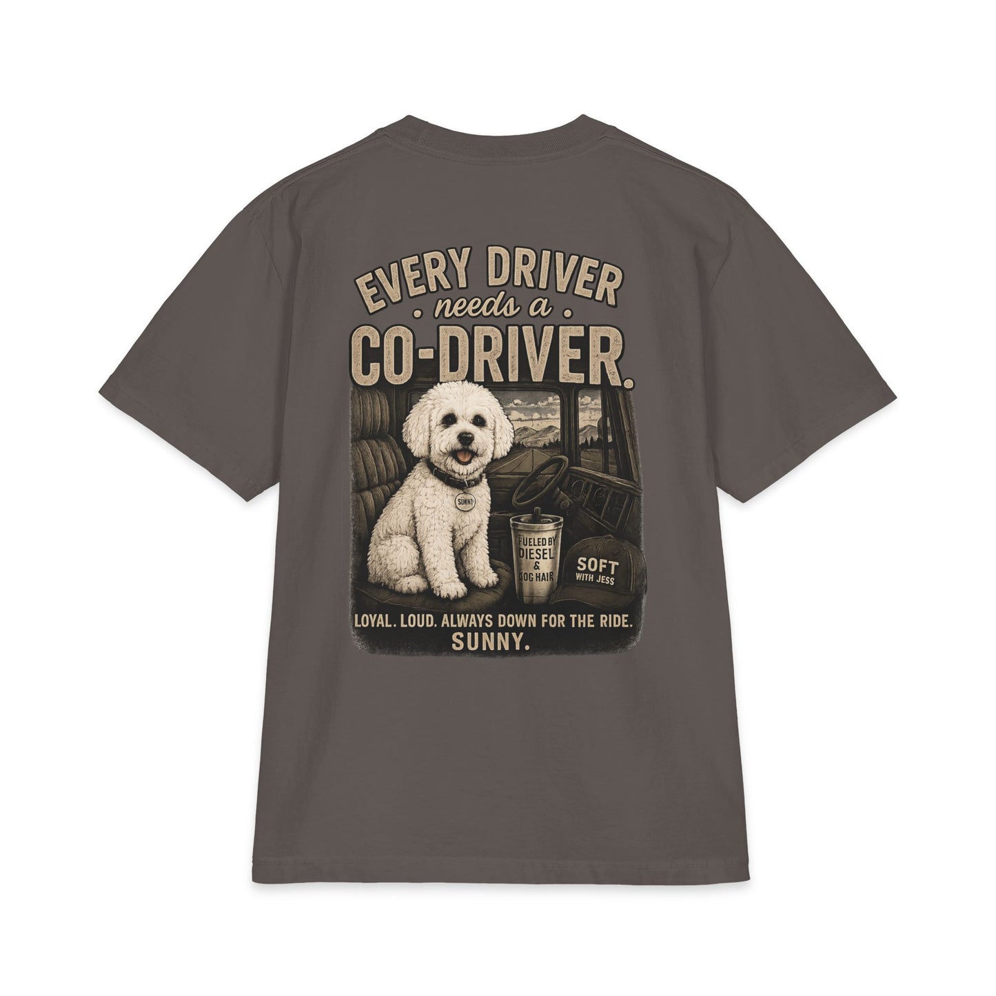 Co Driver heavyweight tee