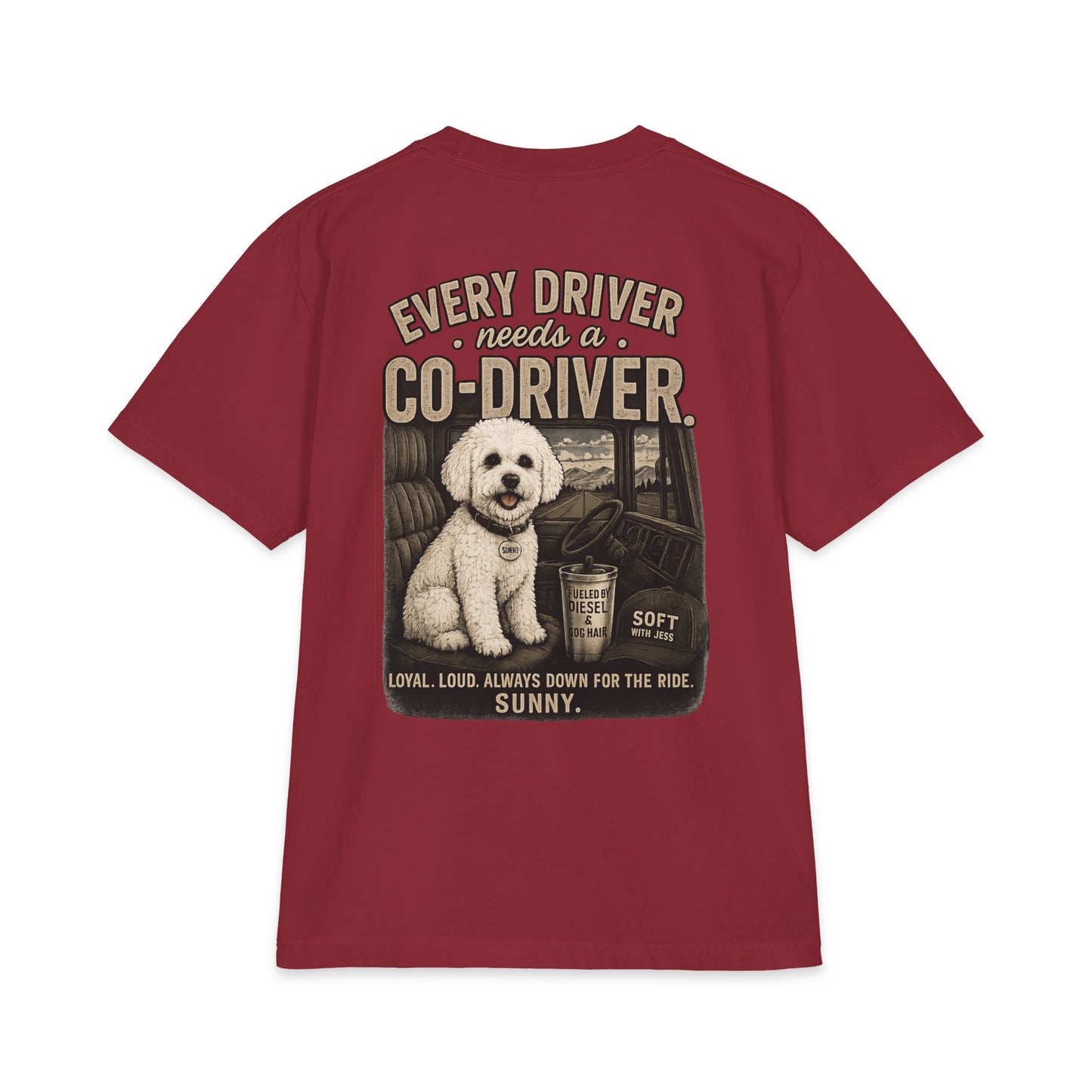 Co Driver heavyweight tee