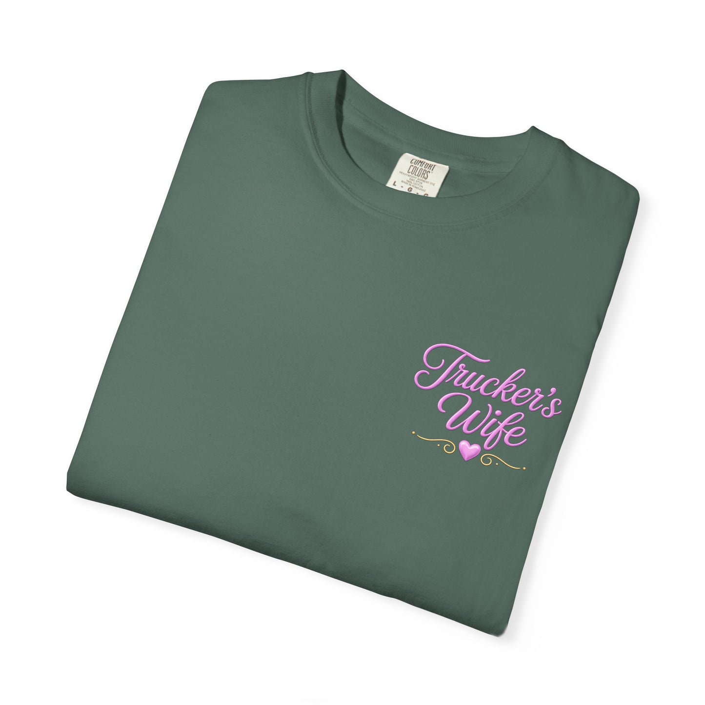 Loving a Truck Driver T-shirt | Soft Is Not Weak Back Graphic