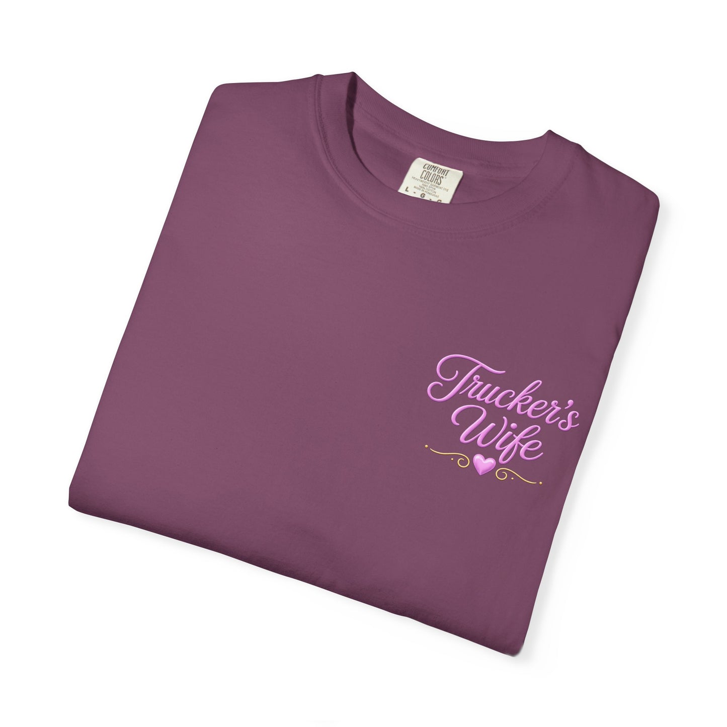 Loving a Truck Driver T-shirt | Soft Is Not Weak Back Graphic