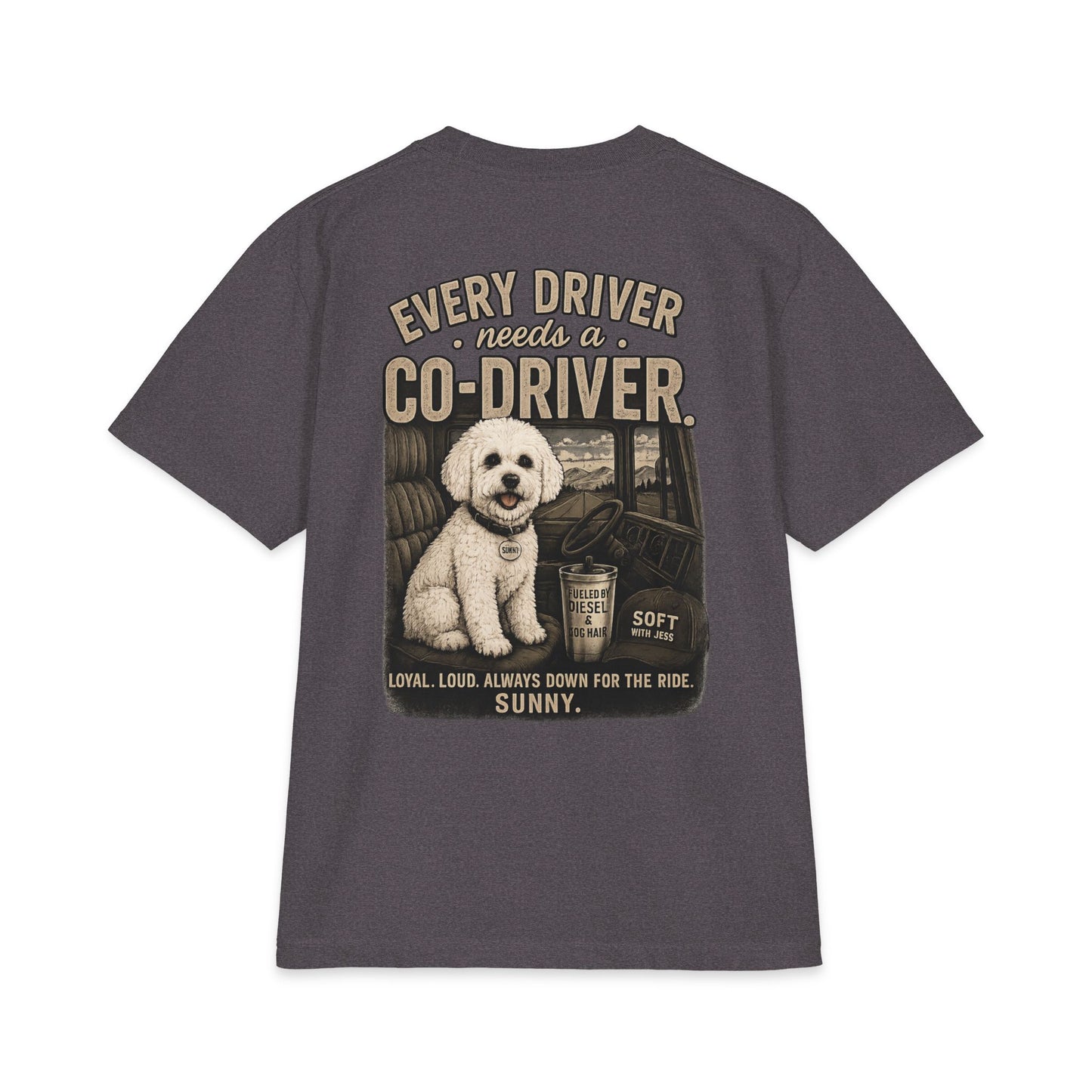 Co Driver heavyweight tee