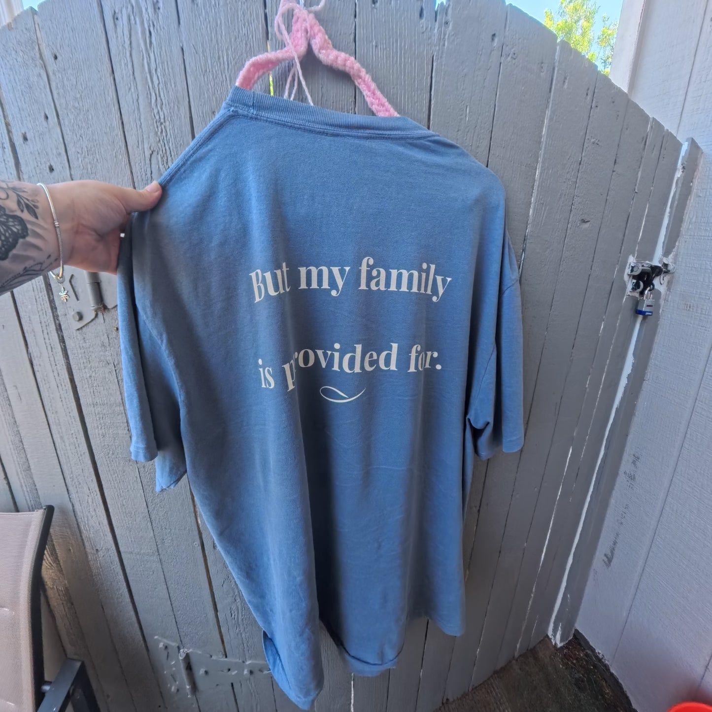 I'm tired heavyweight tee