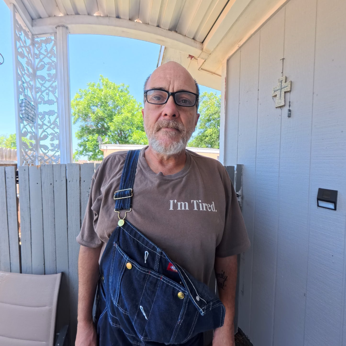 I'm tired heavyweight tee