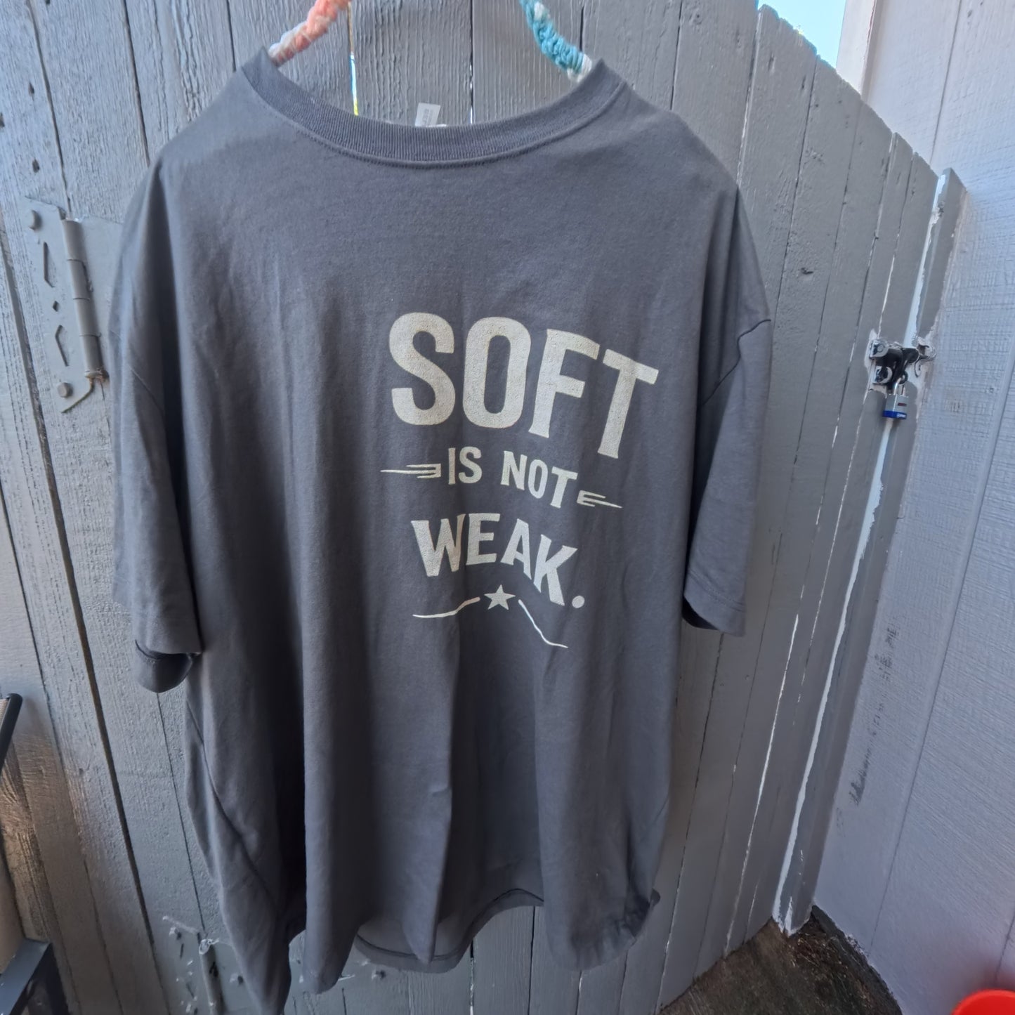 Soft is not weak collection. Heavy weight tee