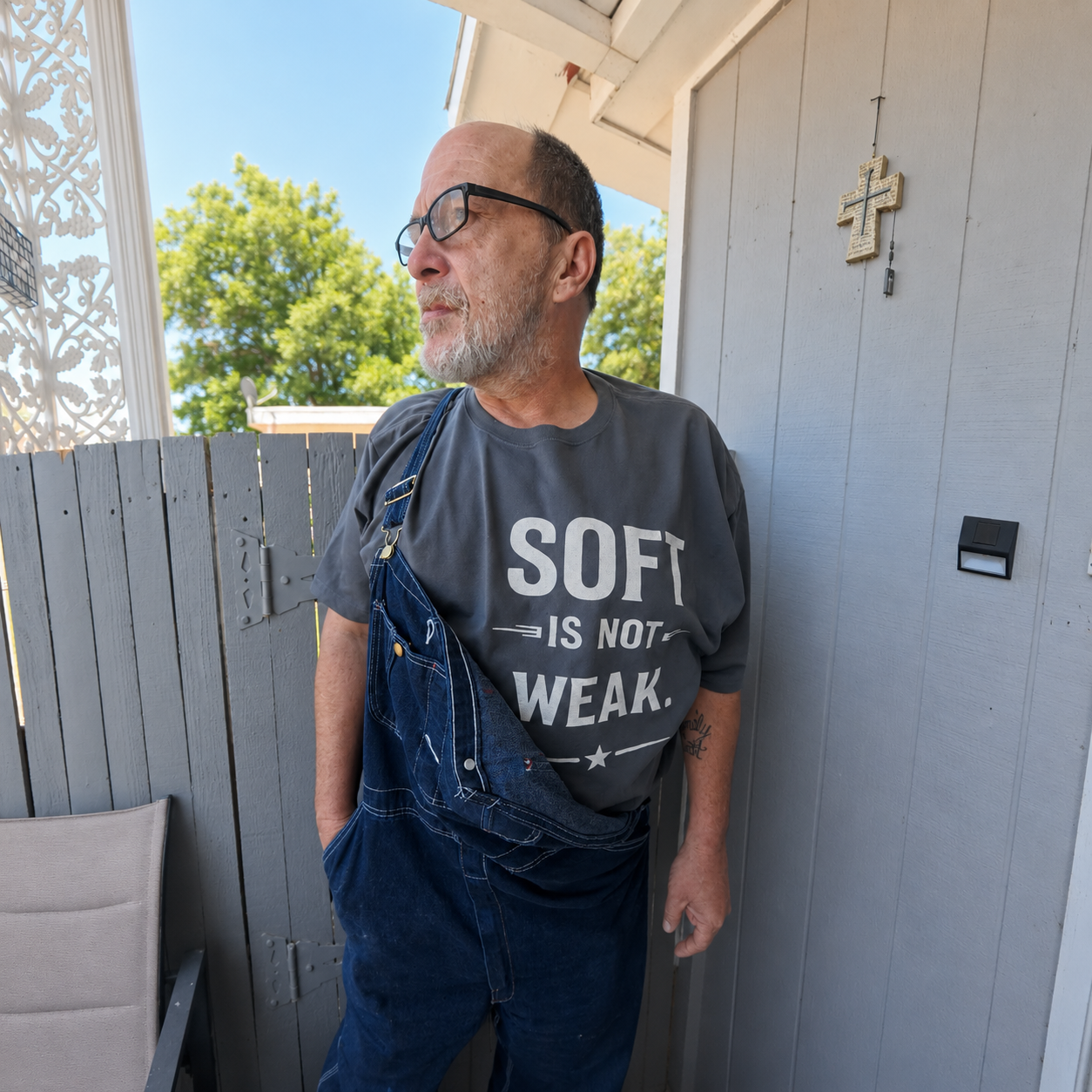Soft is not weak collection. Heavy weight tee