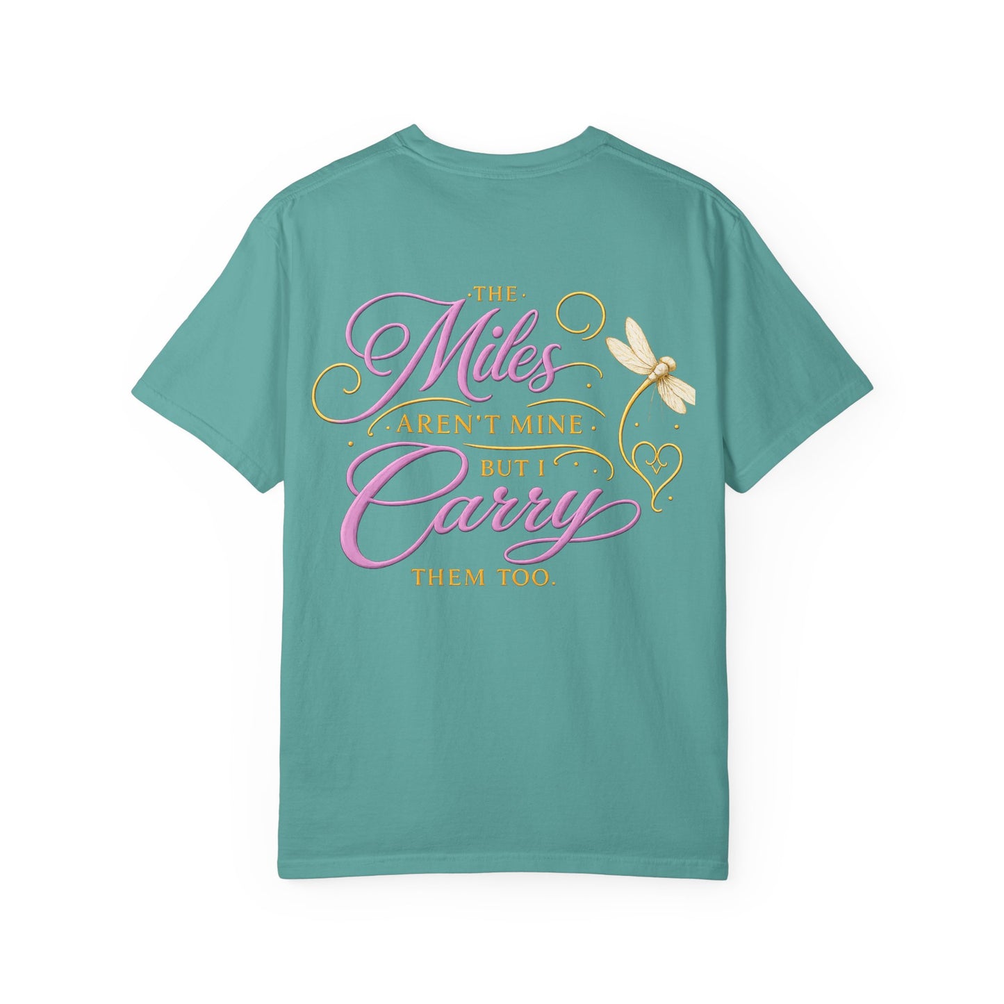 Loving a Truck Driver T-shirt | Soft Is Not Weak Back Graphic