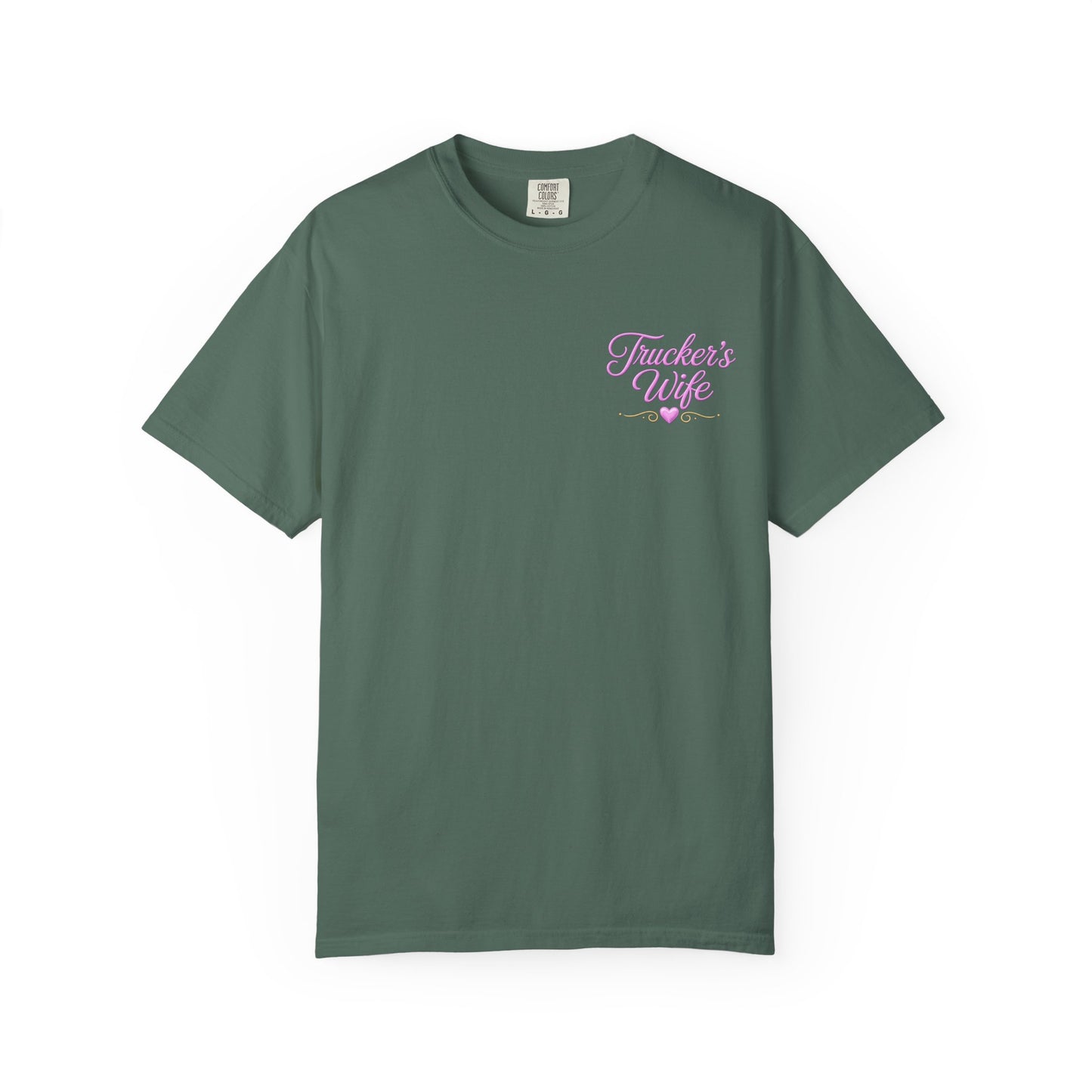Loving a Truck Driver T-shirt | Soft Is Not Weak Back Graphic