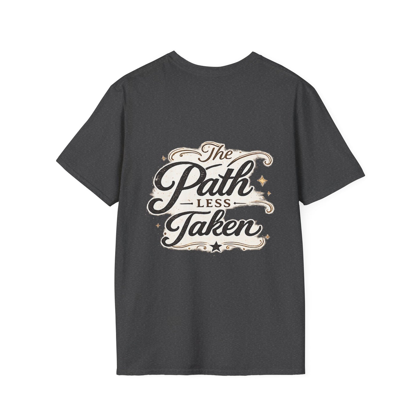 Kindness script logo T-Shirt | Retro script chest design