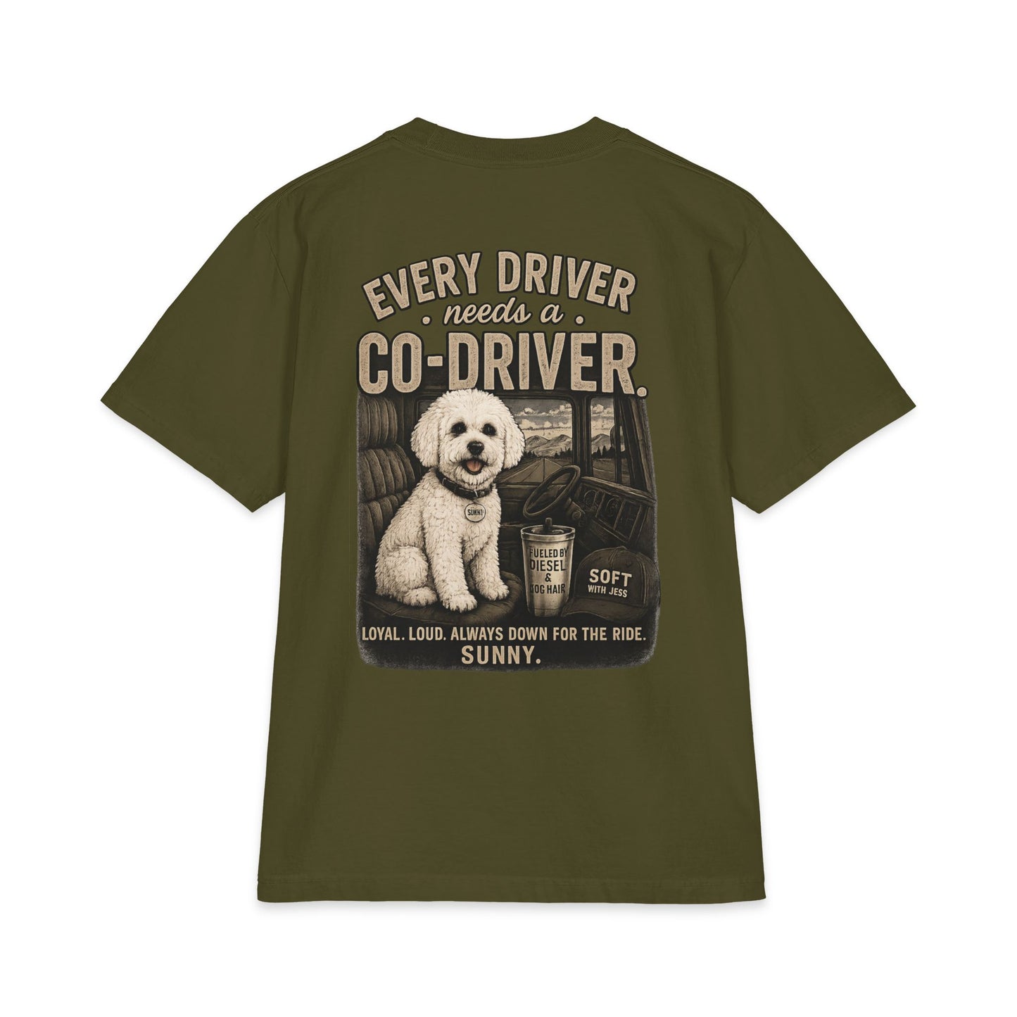 Co Driver heavyweight tee