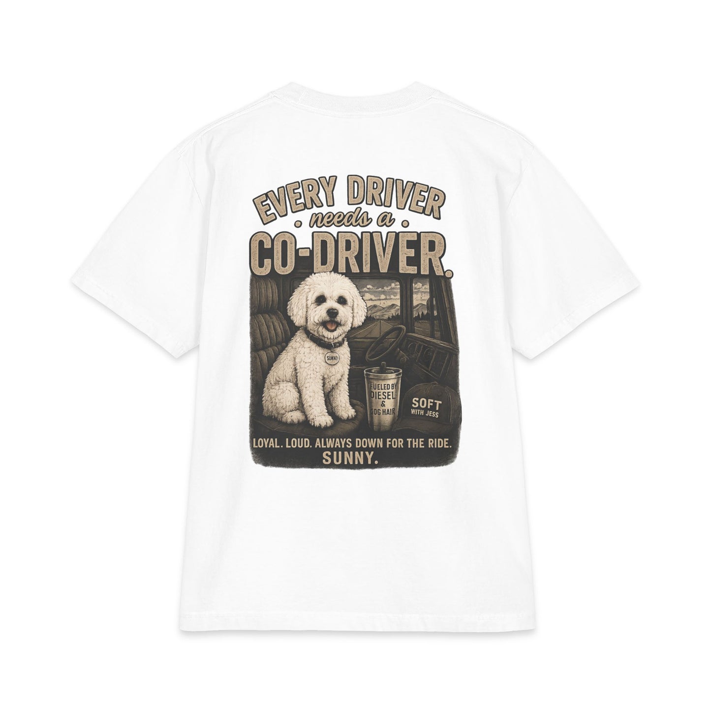 Co Driver heavyweight tee