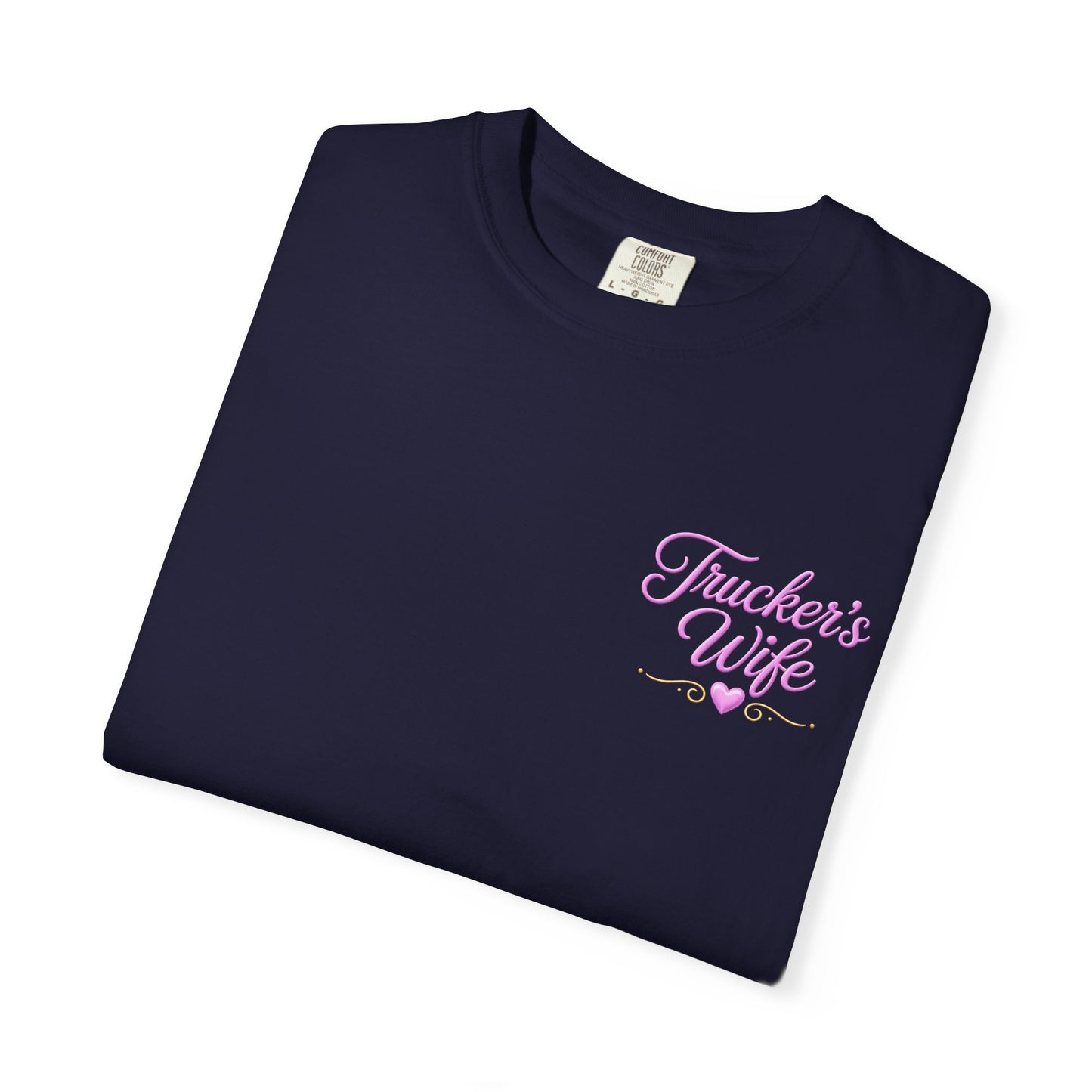 Loving a Truck Driver T-shirt | Soft Is Not Weak Back Graphic