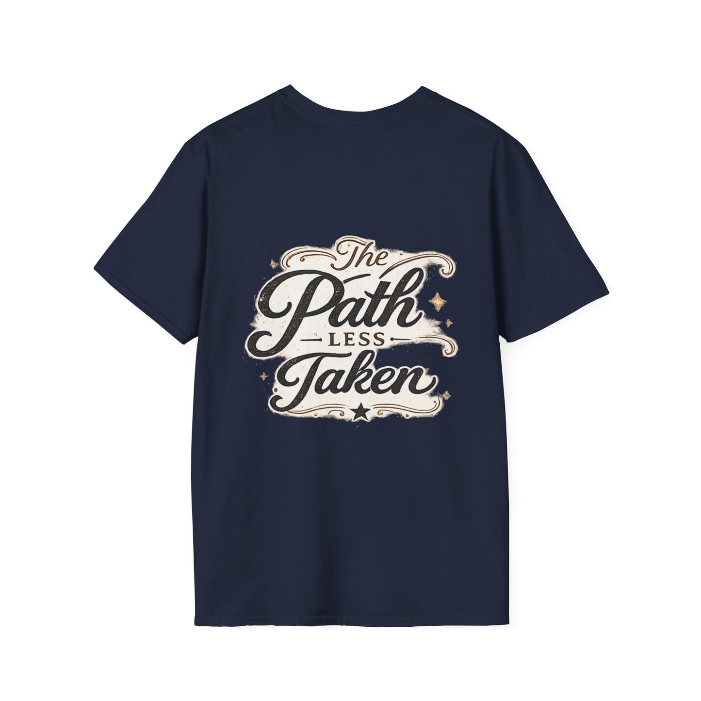 Kindness script logo T-Shirt | Retro script chest design