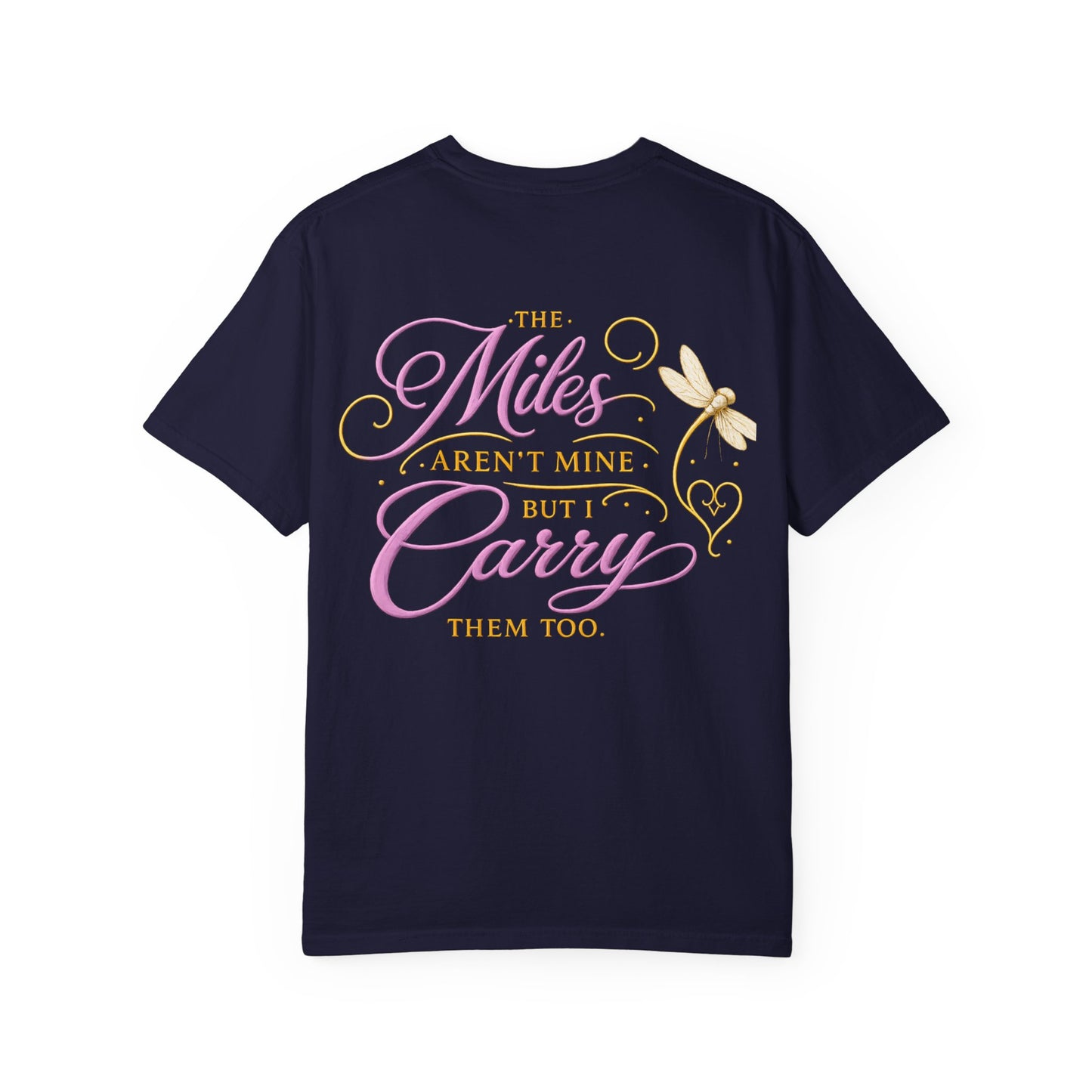 Loving a Truck Driver T-shirt | Soft Is Not Weak Back Graphic