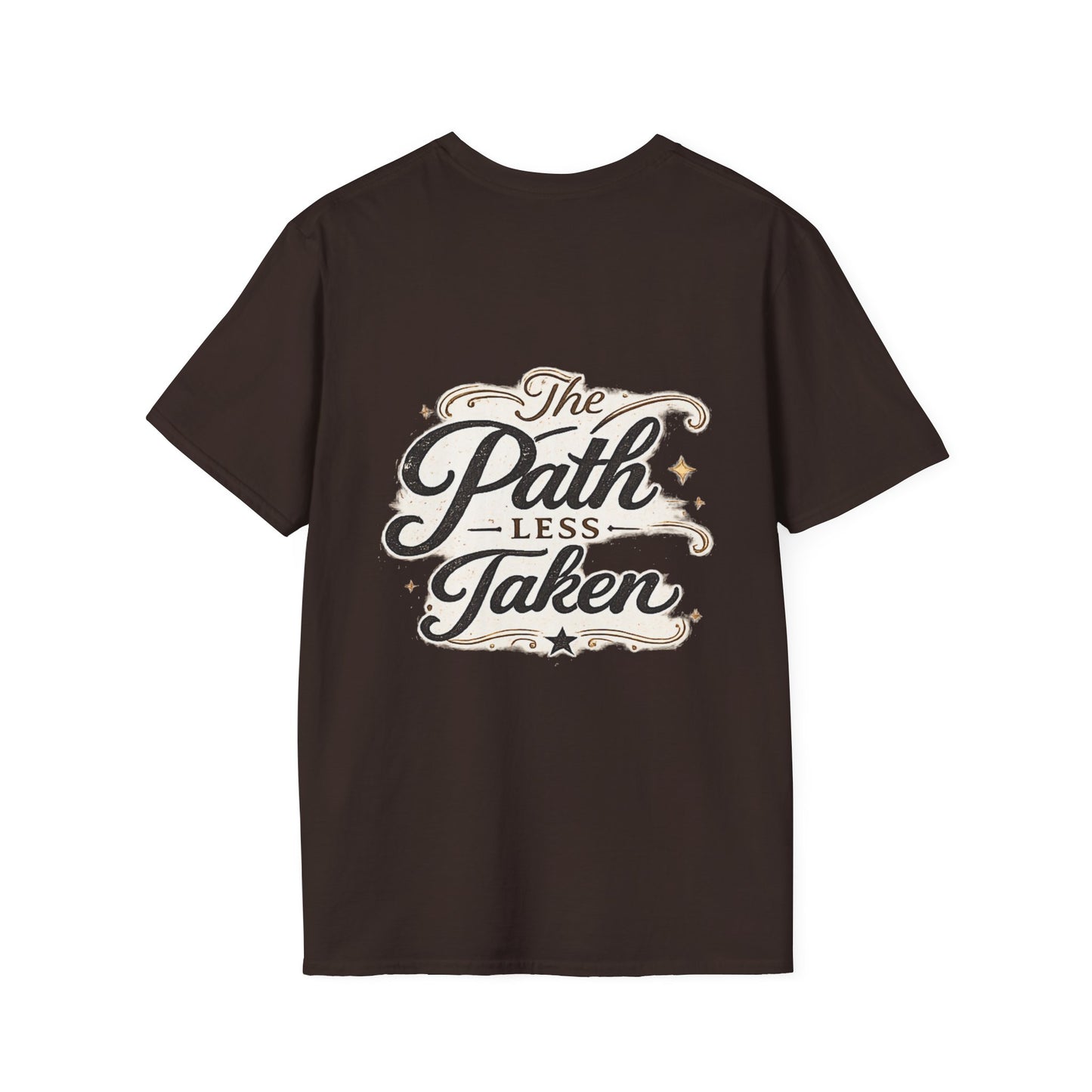 Kindness script logo T-Shirt | Retro script chest design