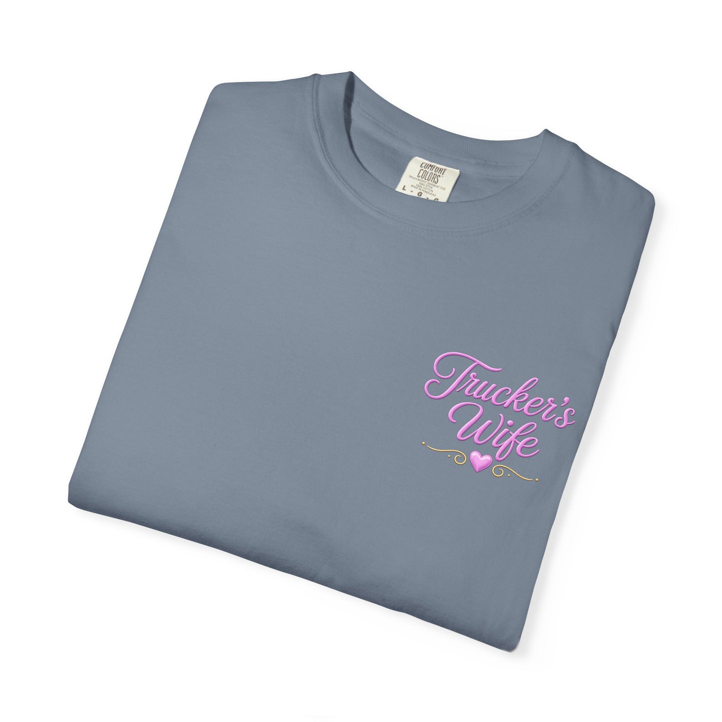 Loving a Truck Driver T-shirt | Soft Is Not Weak Back Graphic