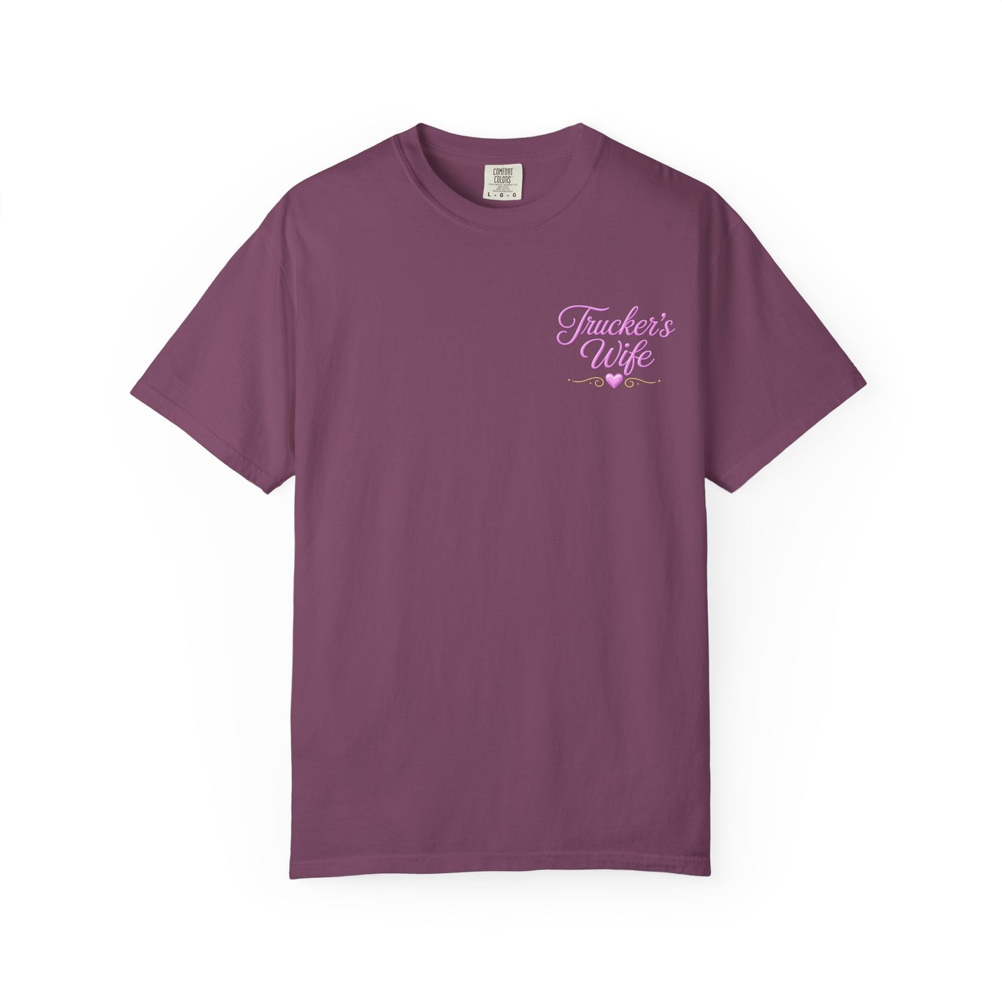 Loving a Truck Driver T-shirt | Soft Is Not Weak Back Graphic
