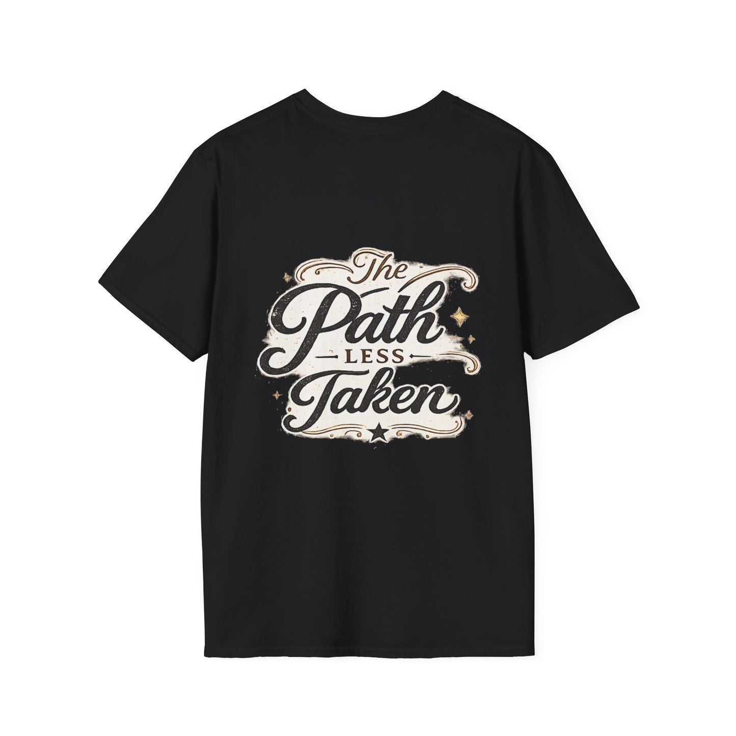 Kindness script logo T-Shirt | Retro script chest design