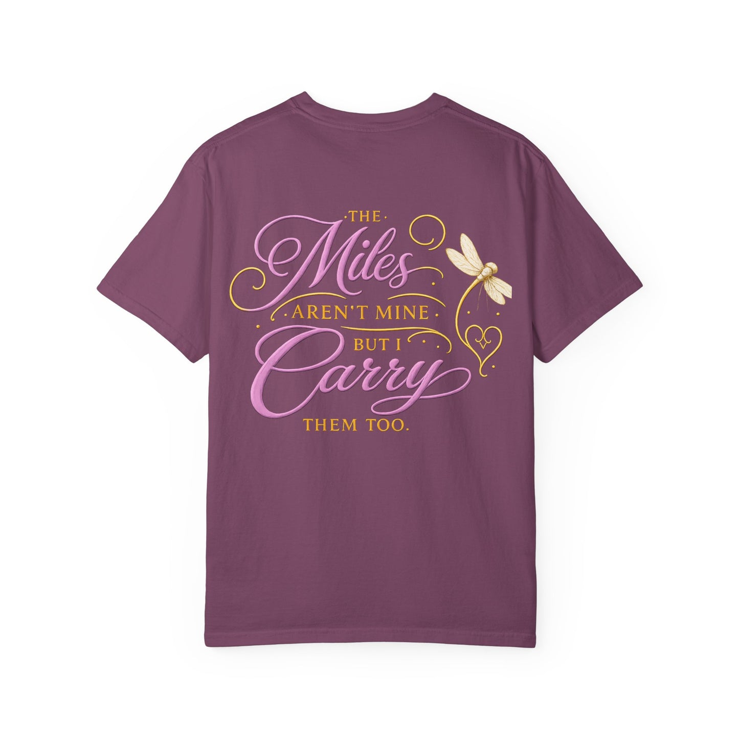 Loving a Truck Driver T-shirt | Soft Is Not Weak Back Graphic